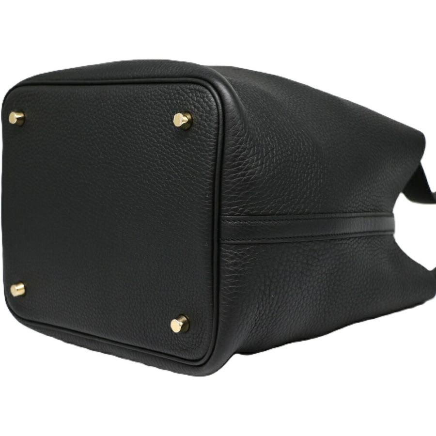 【お取り寄せ】 【リユース品】 エルメス HERMES バッグ ハンドバッグ ピコタンロック MM ブラックの画像