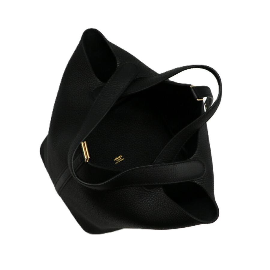 【お取り寄せ】 【リユース品】 エルメス HERMES バッグ ハンドバッグ ピコタンロック MM ブラックの画像