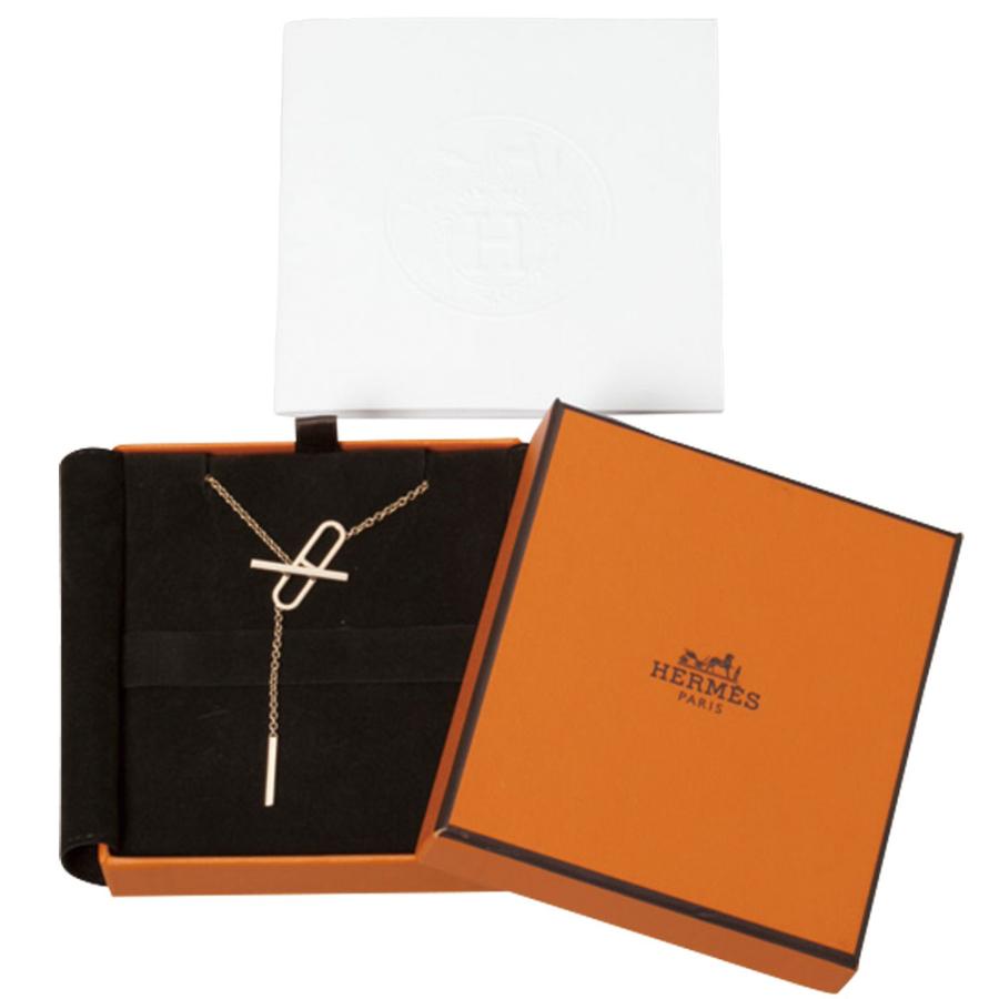 【お取り寄せ】 【リユース品】 エルメス HERMES アクセサリー ネックレス エヴァーシェーヌダンクル　ネックレス ピンクゴールド_1