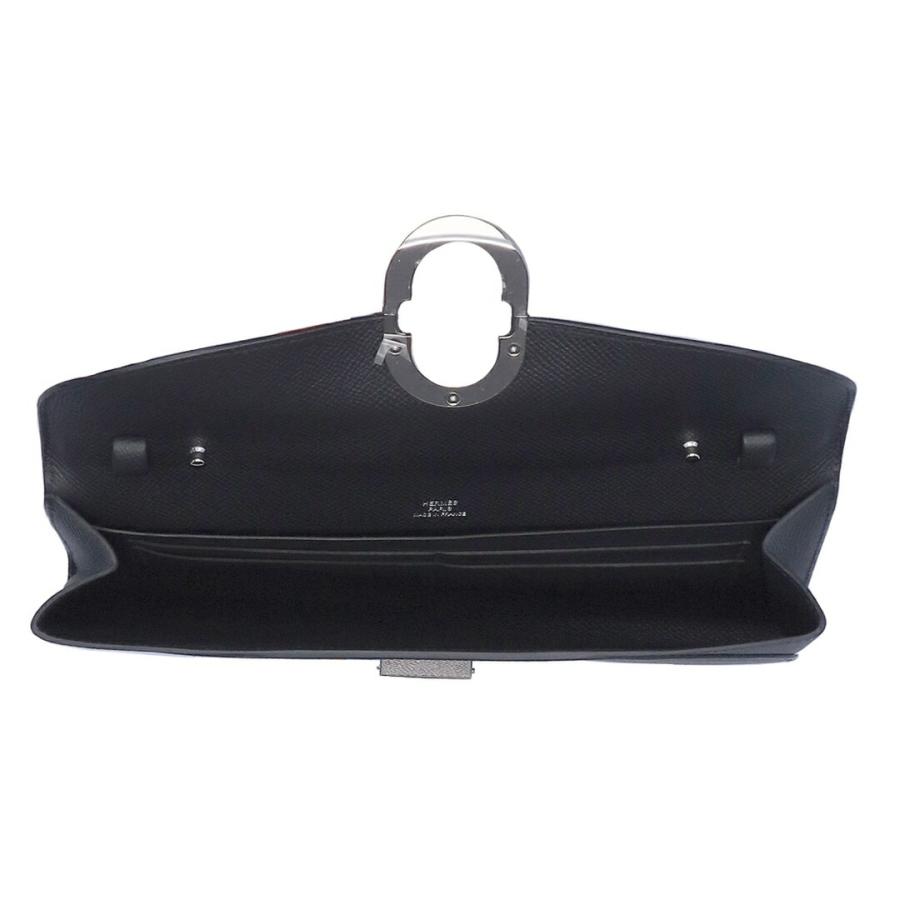 【お取り寄せ】 【並行輸入品】 【リユース品】 エルメス HERMES バッグ ショルダーバッグ シェーヌダンクルトゥーゴー ブラック/シルバー金具の画像