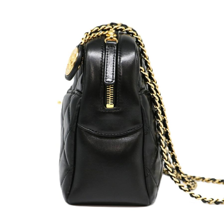 【お取り寄せ】 【リユース品】 シャネル CHANEL バッグ ショルダーバッグ マトラッセチェーンショルダーバッグ AS5187 ブラック/ゴールド金具の画像