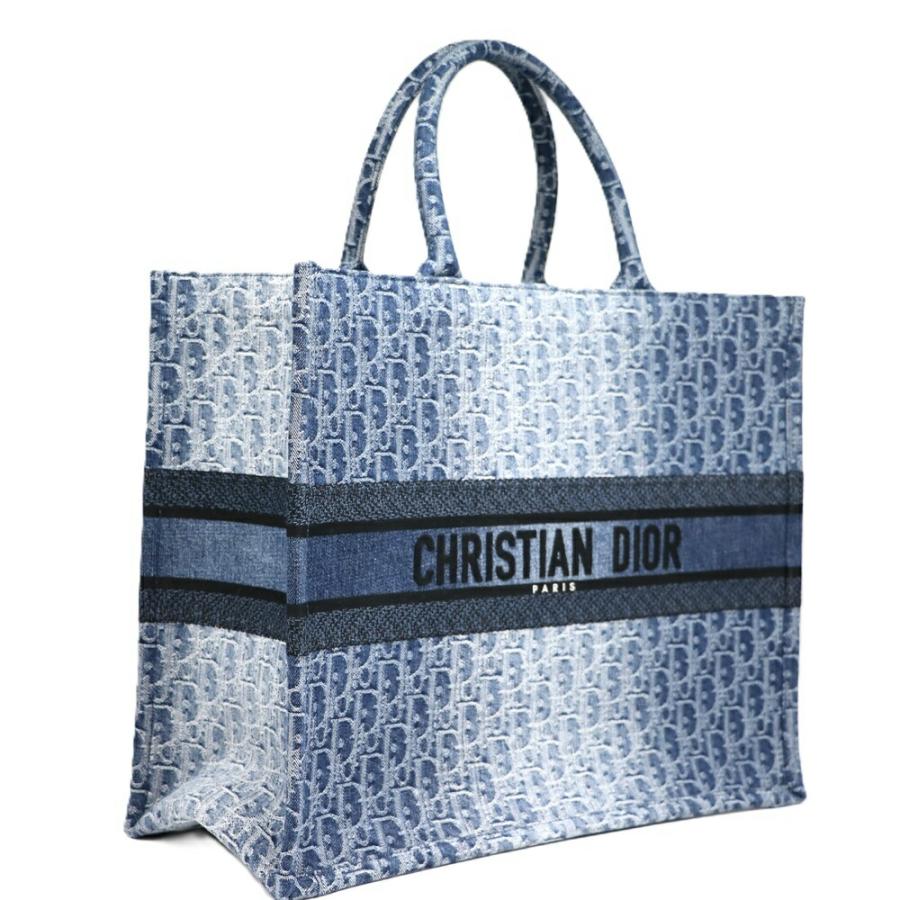 【お取り寄せ】 【リユース品】 ディオール DIOR バッグ トートバッグ ブックトート　ラージ グレー系_1