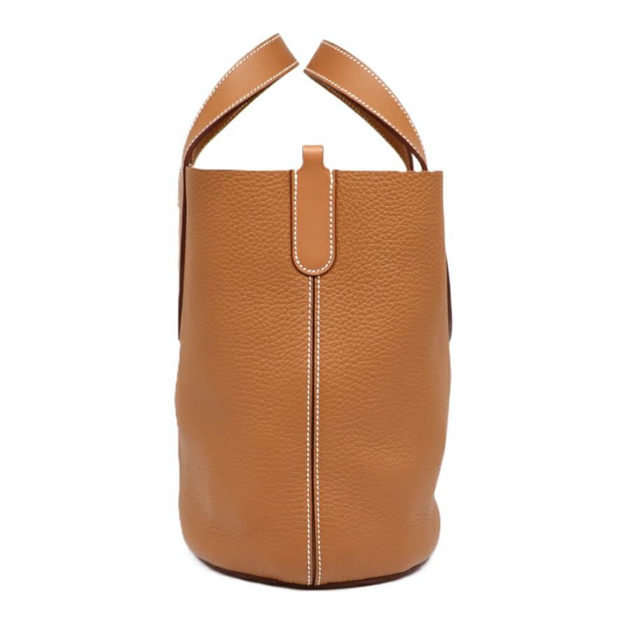 【お取り寄せ】 【リユース品】 エルメス HERMES バッグ ハンドバッグ インザループ23 ゴールド/シルバー金具の画像