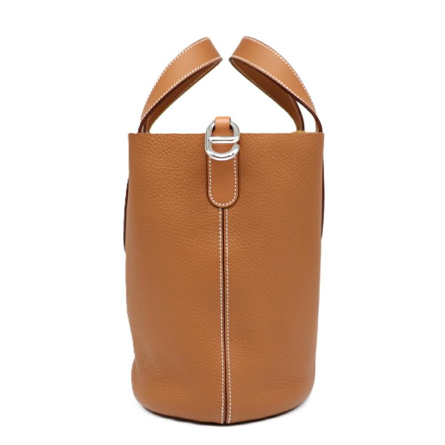 【お取り寄せ】 【リユース品】 エルメス HERMES バッグ ハンドバッグ インザループ23 ゴールド/シルバー金具の画像