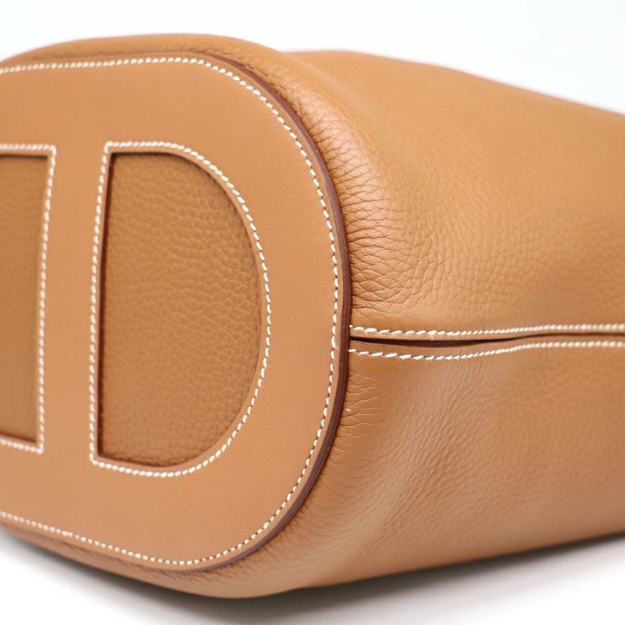 【お取り寄せ】 【リユース品】 エルメス HERMES バッグ ハンドバッグ インザループ23 ゴールド/シルバー金具の画像