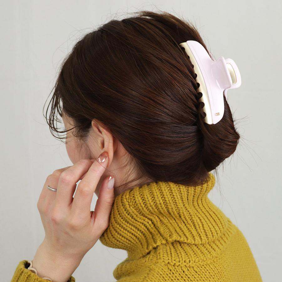 【並行輸入品】 アレクサンドル ドゥ パリ ALEXANDRE DE PARIS ヘアクリップ バンスクリップ Lクリップ ICCL-12832-02 PINCE VENDOME ECLAT-MEDIUMの画像