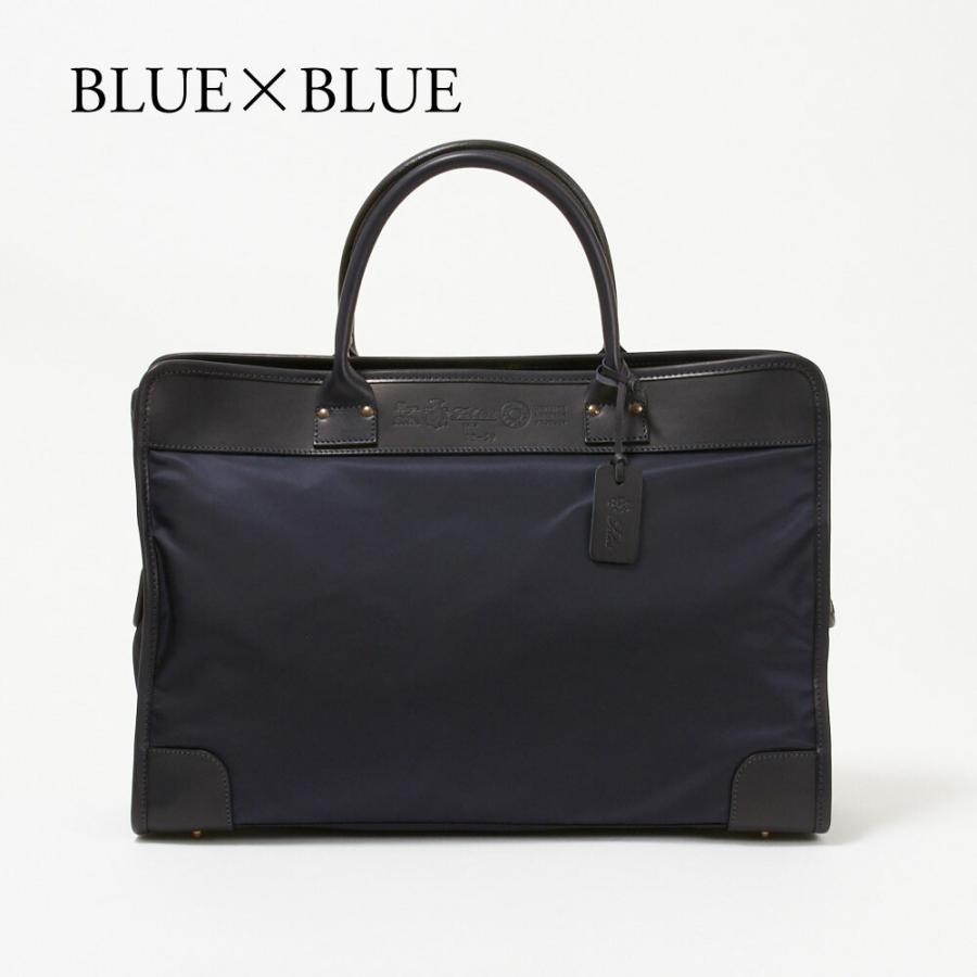 【美品】フェリージ　12／39 ネイビー ビジネスバッグ ナイロン レザー Felisi 【並行輸入品】 フェリージ バッグ ビジネスバッグ