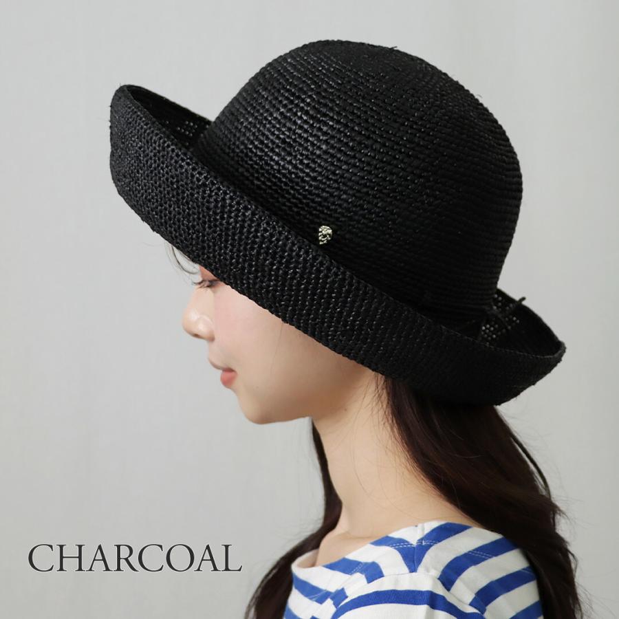 【美品】ヘレンカミンスキー ラフィア ハット プロヴァンス10 チャコール 黒系 Helen Kaminski Provence 10 | O/S(98) Charcoal (01) | Helen