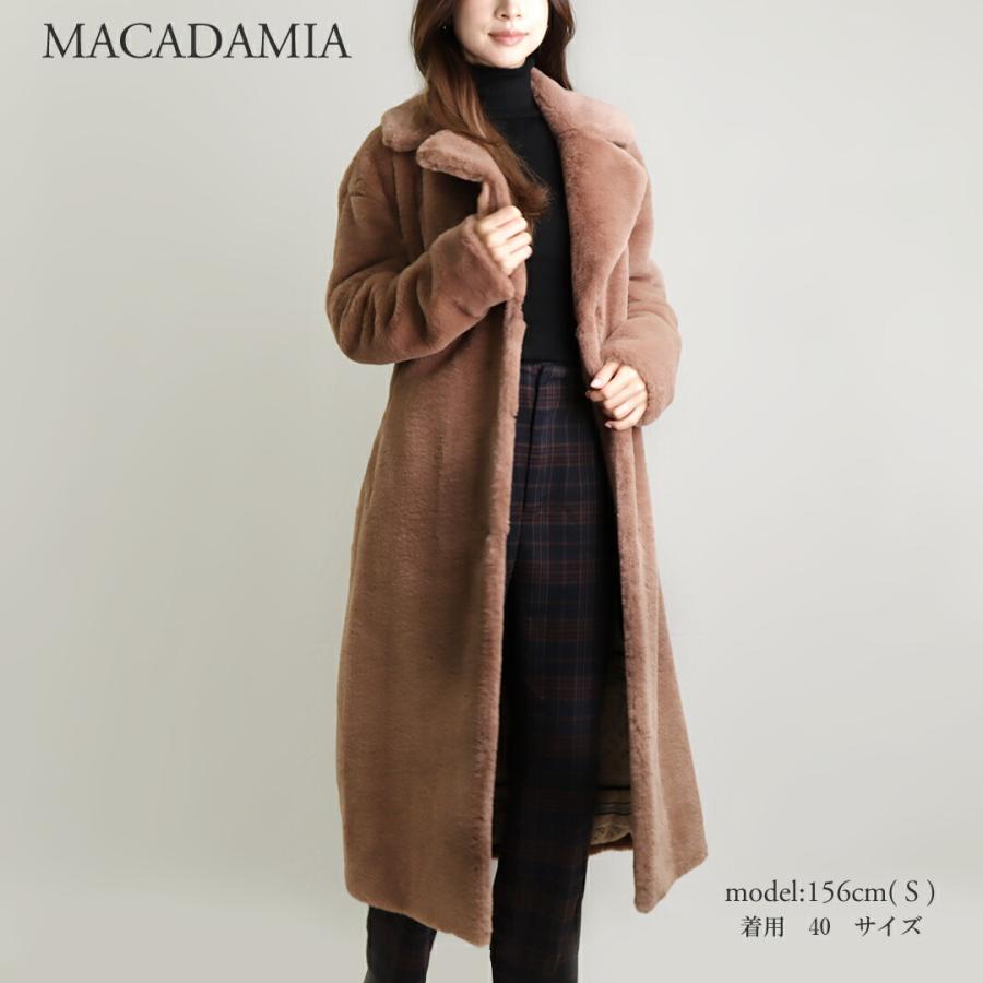 HERNO ヘルノ レディース エコファーロングコート CA0409D 12422  