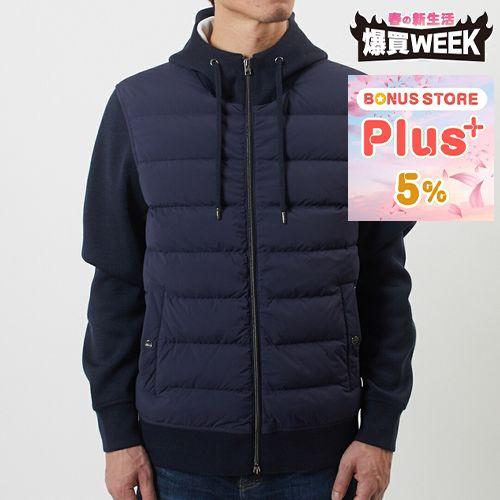 HERNO ヘルノ メンズ ダウン切り替え ジップアップパーカ JP00011UR  