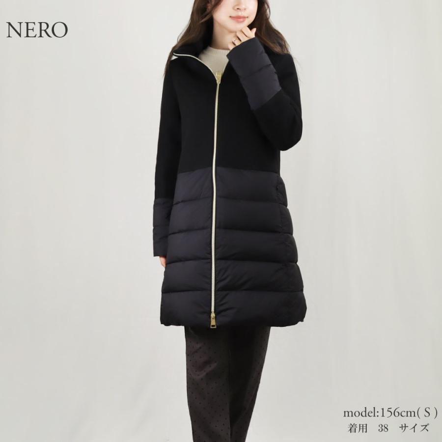 【並行輸入品】 ヘルノ HERNO レディース ダウンコート ウール切替 PI001760D 39601 LANA マルチカラーの画像