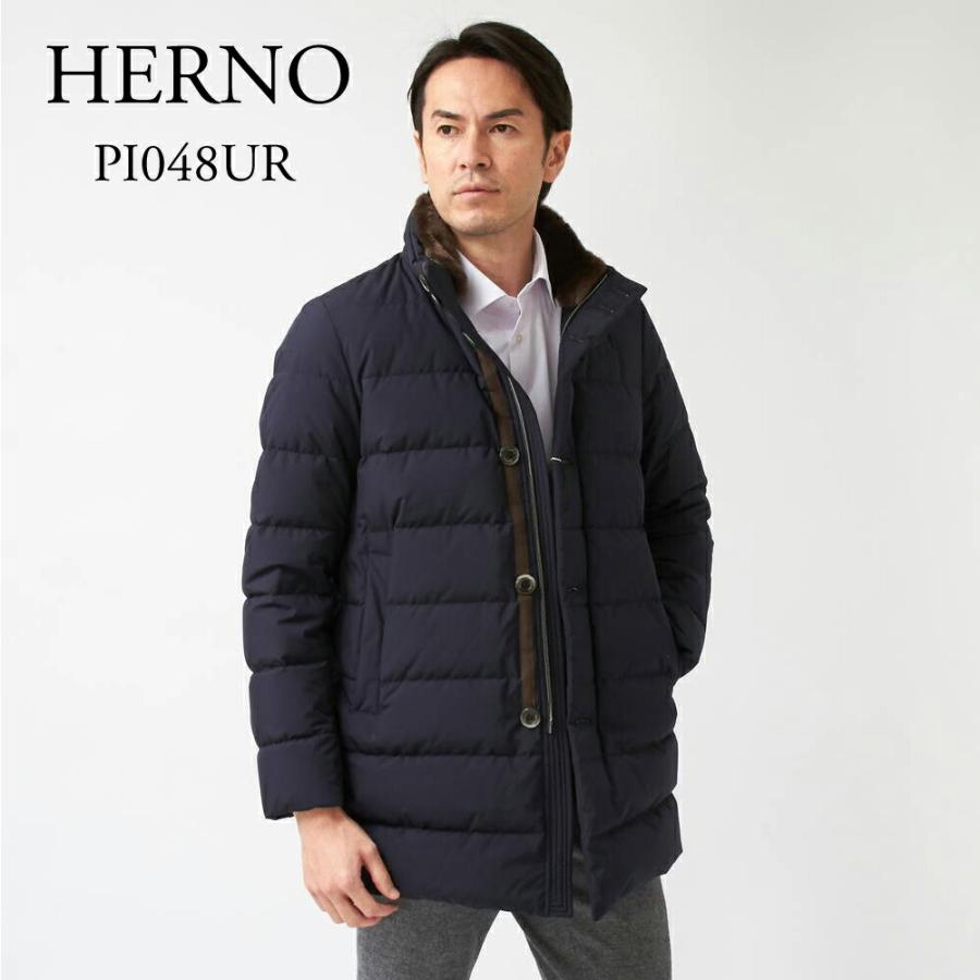 ヘルノ メンズ ダウンジャケット Herno Pi048ur 115 ネイビー系 90 Clm Dwm Hr Pi048ur X Sell エクセルブランドショップ 通販 Yahoo ショッピング