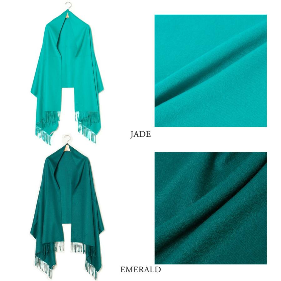 ジョンストンズ 【PLAIN】ソリッド カシミヤ大判ストール (無地) 190  