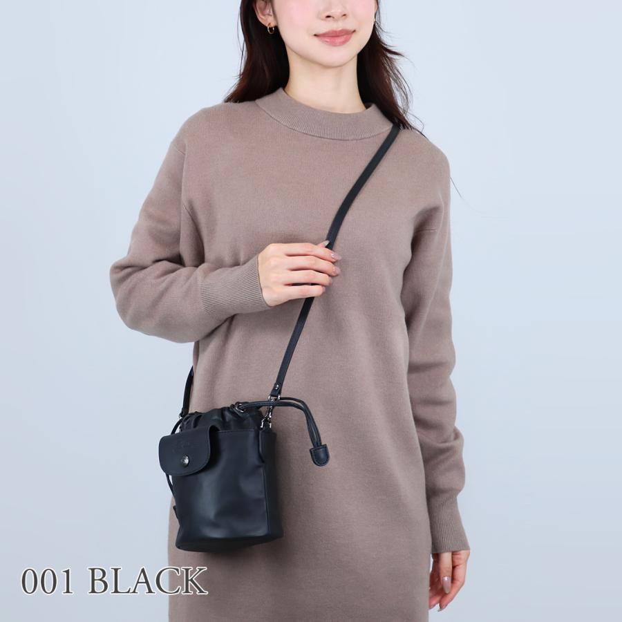 【並行輸入品】 ロンシャン LONGCHAMP ショルダーバッグ バケットバッグ ル プリアージュ エクストラ XS レザー 10317 987の画像