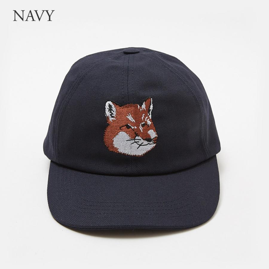 タイムセール⭐︎完売品　メゾンキツネ　キャップ SALE] Maison Kitsune メゾンキツネ キツネロゴ 6パネルキャップ