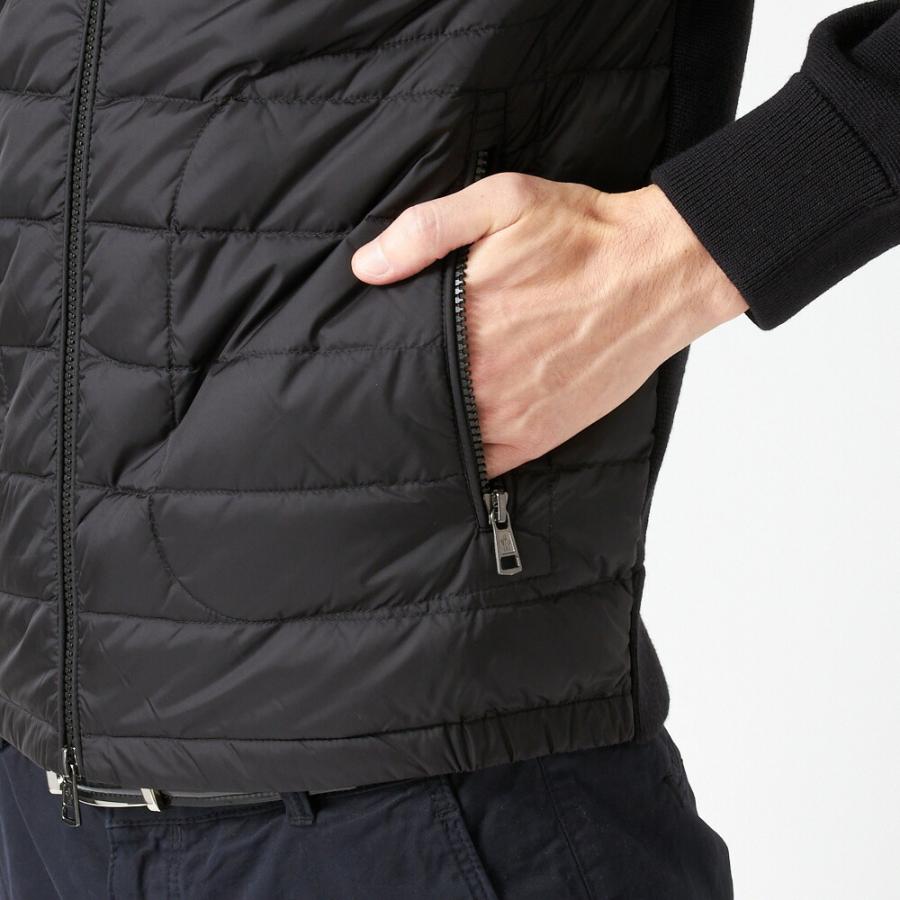 【お取り寄せ】 【並行輸入品】 モンクレール メンズダウンニット MONCLER 9B507 00 A9341 ブラック(999)の画像