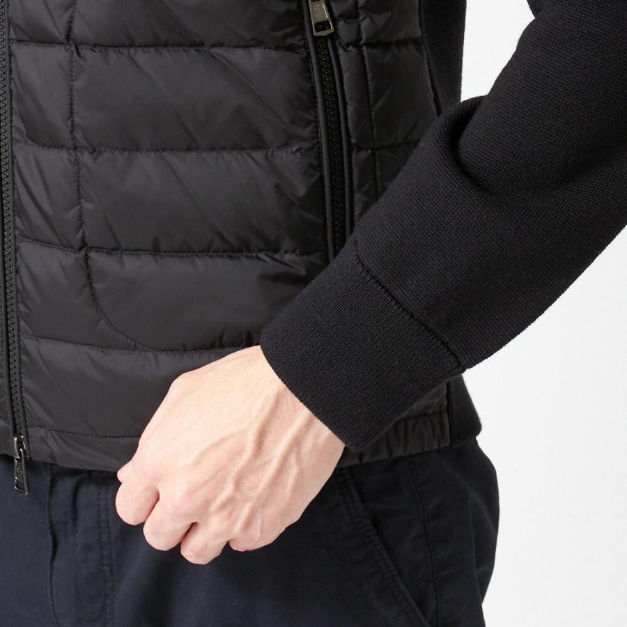 【お取り寄せ】 【並行輸入品】 モンクレール メンズダウンニット MONCLER 9B507 00 A9341 ブラック(999)の画像
