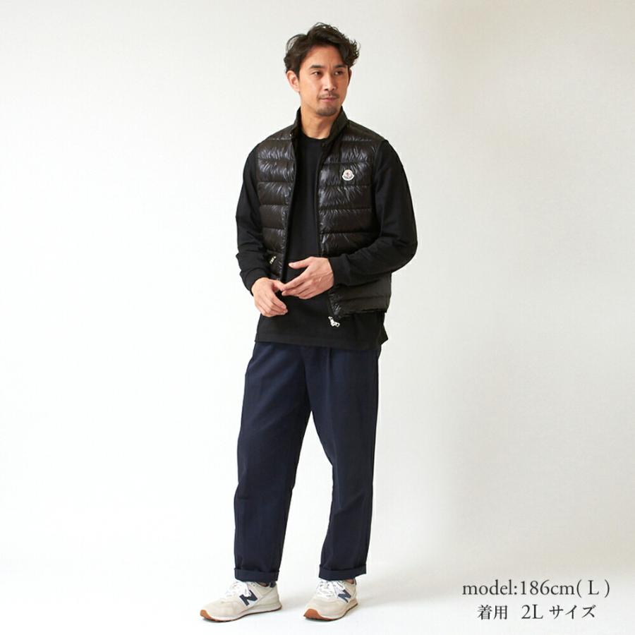 【お取り寄せ】 【並行輸入品】 モンクレール メンズ ダウンベスト MONCLER GUI 1A107 53029 ブラック(999)の画像