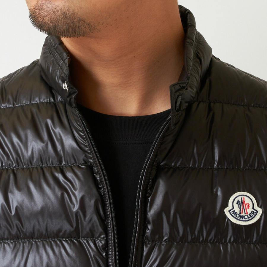 モンクレール ダウンベスト GUI GILET メンズ レディース ブラック MONCLER（モンクレール） GUIメンズ ブラックライトダウンベスト