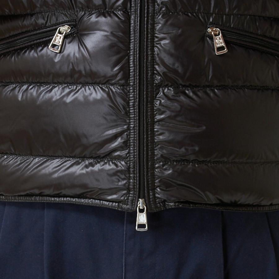 【お取り寄せ】 【並行輸入品】 モンクレール メンズ ダウンベスト MONCLER GUI 1A107 53029 ブラック(999)の画像