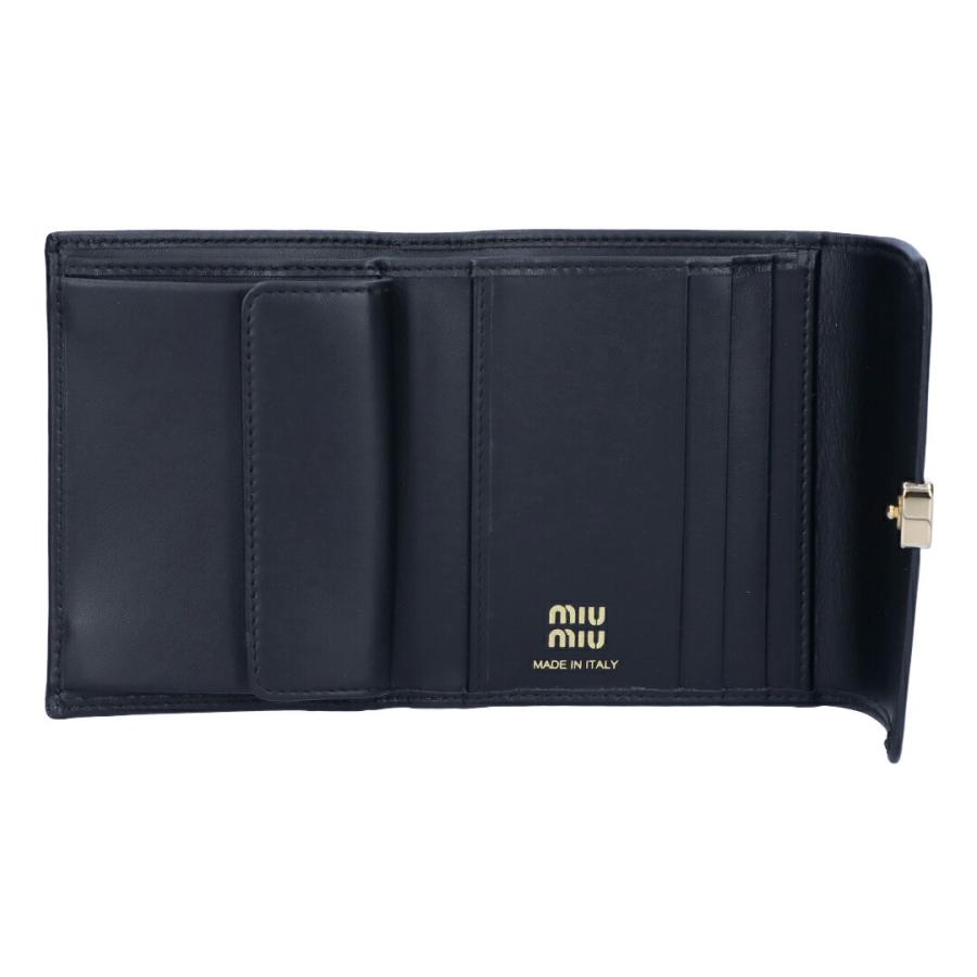 【お取り寄せ】 【並行輸入品】 ミュウミュウ MIUMIU 折財布 5MH040 2CVXの画像