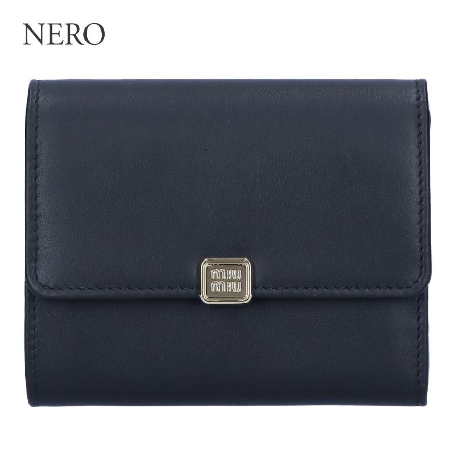 【お取り寄せ】 【並行輸入品】 ミュウミュウ MIUMIU 折財布 5MH040 2CVXの画像
