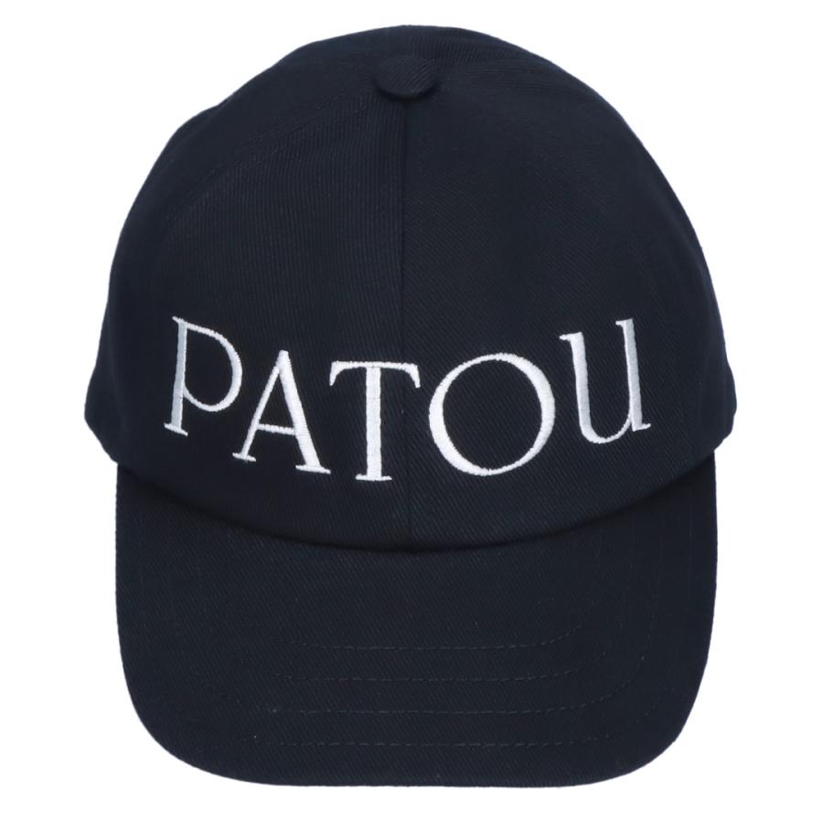 美品✨PATOU パトゥ　帽子　キャップ　ブラック　XS-S Patou | コットン パトゥ キャップ