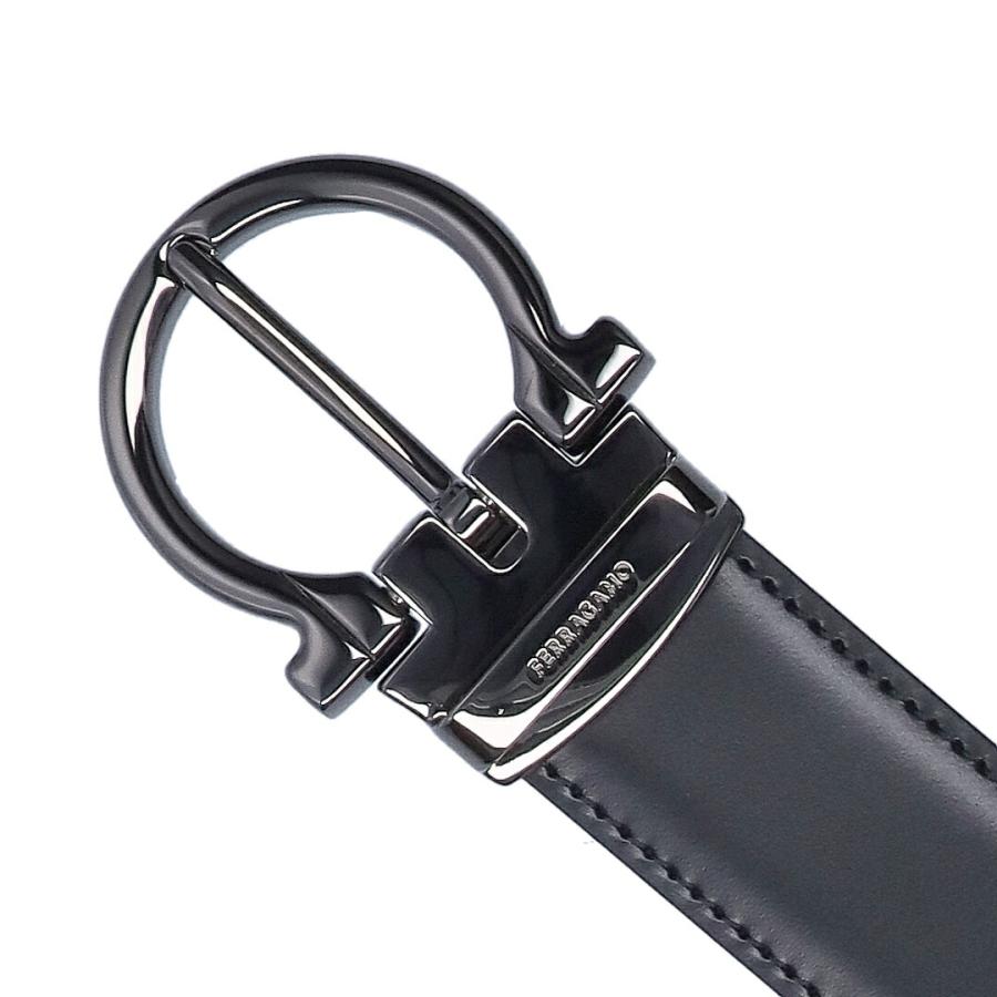 【並行輸入品】 フェラガモ FERRAGAMO メンズ ベルト リバーシブル DOUBLE ADJUS 670302 0767704 NERO BLUEMARINE_1