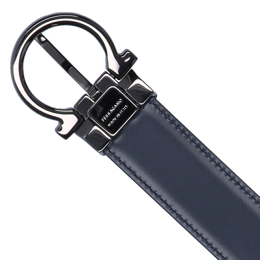 【並行輸入品】 フェラガモ FERRAGAMO メンズ ベルト リバーシブル DOUBLE ADJUS 670302 0767704 NERO BLUEMARINE_2