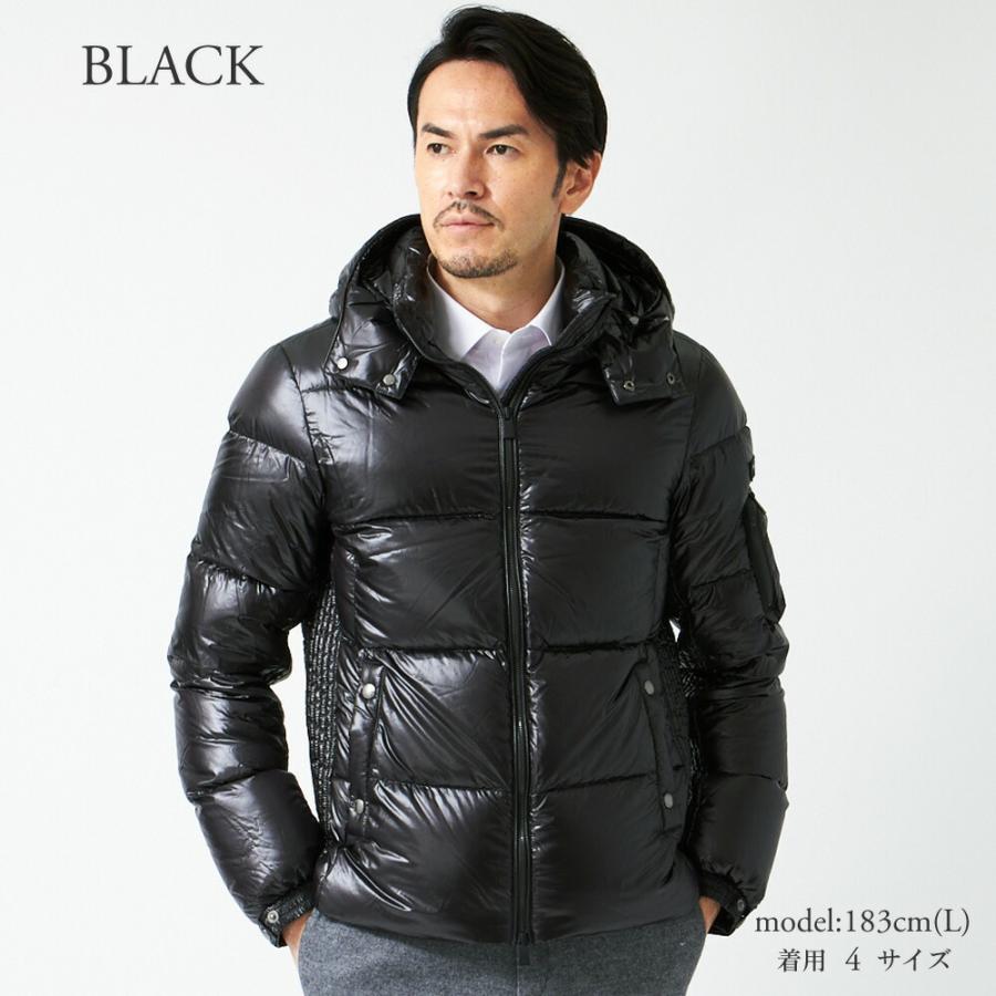 TATRAS ブラック ダウンジャケット フード付き ベルボ サイズ2 TATRAS（タトラス） 【お取り寄せ】 【並行輸入品】 メンズダウン
