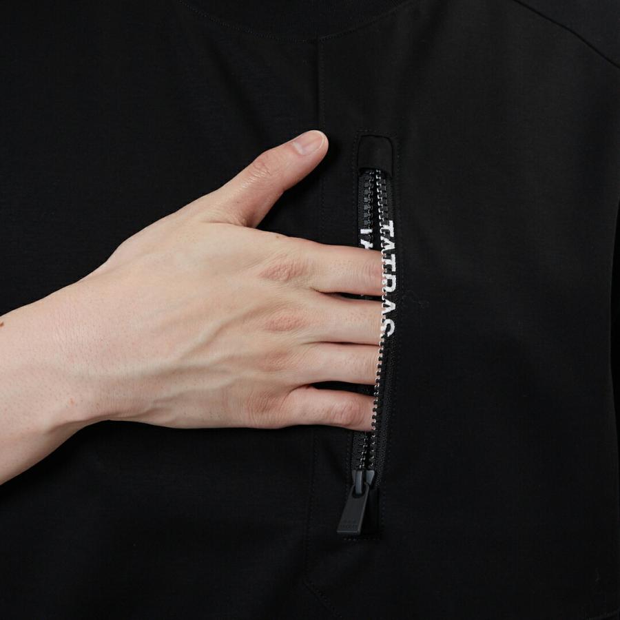 タトラス TATRAS メンズ 半袖Tシャツ JANI MTLA23S8004-M 01 BLACK 【sbt】 タトラス TATRAS BLACK