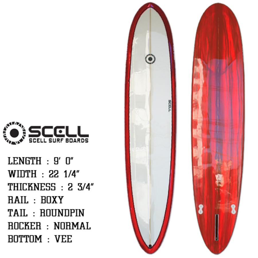 サーフボード ロングボード 9 0 ロング レッド フィン付属 サーフィン Scell Lg90 Whrd X Sports 通販 Yahoo ショッピング