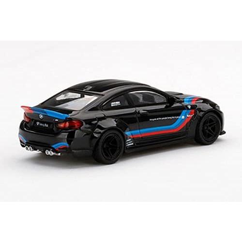 MINI GT 1/64 LBWORKS BMW M4 ブラック/Mストライプ (左ハンドル) 北米限定 完成品 MGT00306-MJ｜xb5fz5｜02