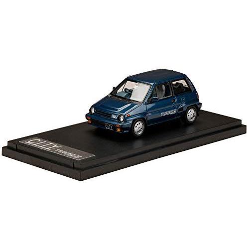 MARK43 1/43 ホンダ CITY TURBO II 純正オプションホイール装着車 トニックブルーメタリック 完成品 PM43139ABL