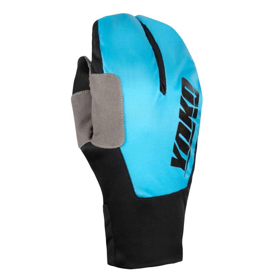 ヨーコ YOKO クロスカントリースキー グローブ YOKO LOBSTER GLOVE サイズ7(M) ブラック/ブルー 214810 ≪