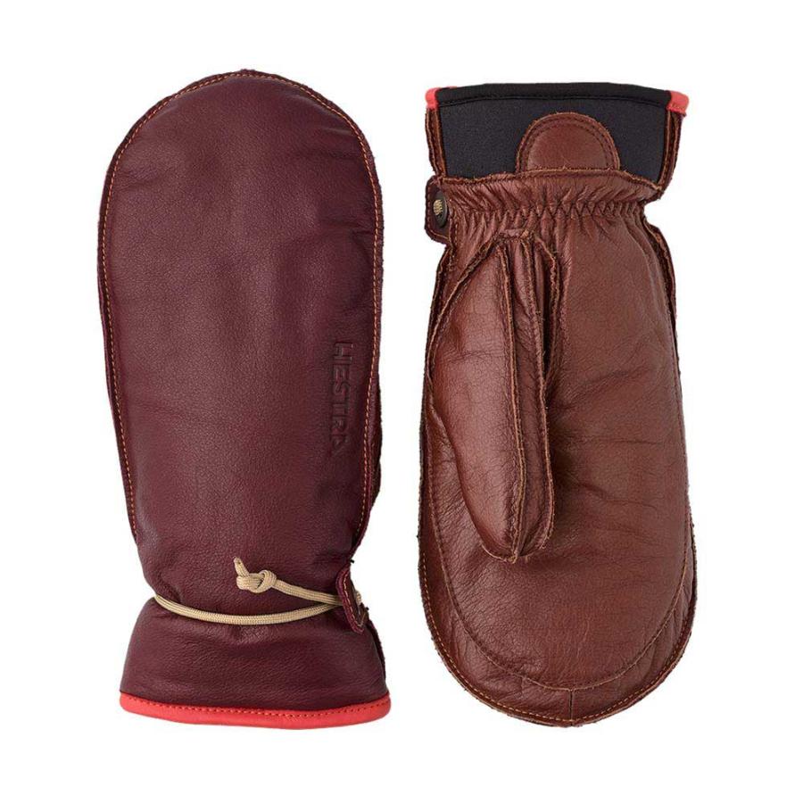 ヘストラ HESTRA 3000661 Wakayama Mitt カラーBordeaux/Brown(590750