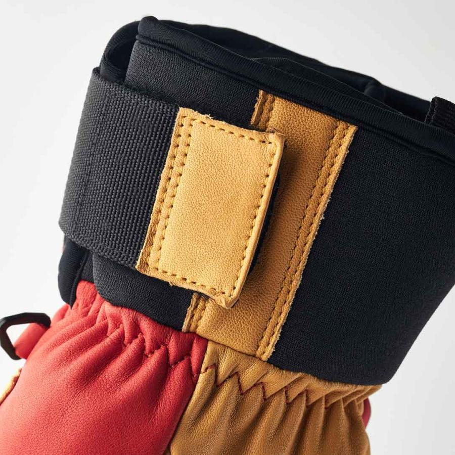 ヘストラ Topo 3-finger Flame Red/ Tan/ 8 ヘストラ Topo 3-finger Flame Red/ Tan/ 8