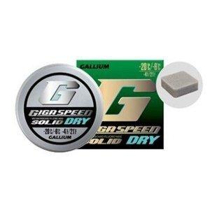 ガリウム GALLIUM クロスカントリースキー アルペンスキー スノーボード トップレーシングフッ素ワックス 固形 ギガスピード ソリッド ドライ(10g) GS2104