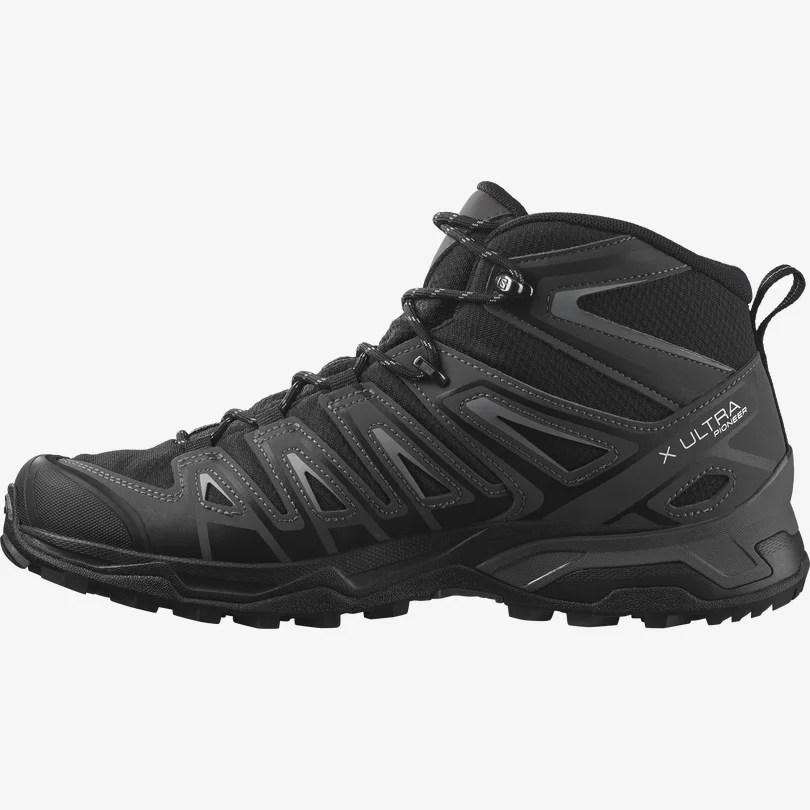 サロモン SALOMON L47170300 ULTRA PIONEER MID GTX カラーBlack/Magnet/Monument HIKING&MULTIFUNCTION ゴアテックス ハイキング トラベル タウンユース｜xc-ski｜03