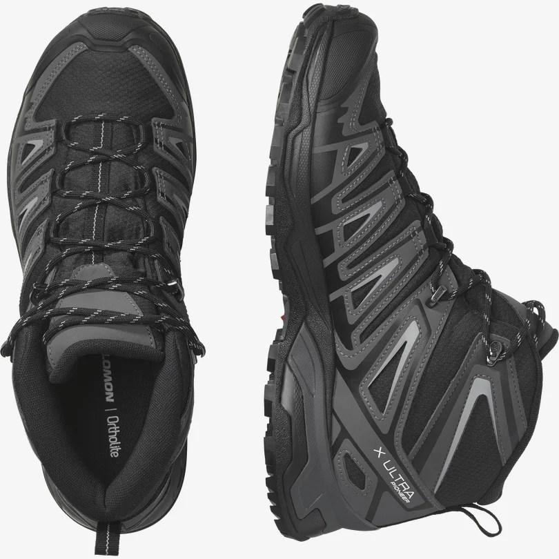 サロモン SALOMON L47170300 ULTRA PIONEER MID GTX カラーBlack/Magnet/Monument HIKING&MULTIFUNCTION ゴアテックス ハイキング トラベル タウンユース｜xc-ski｜05