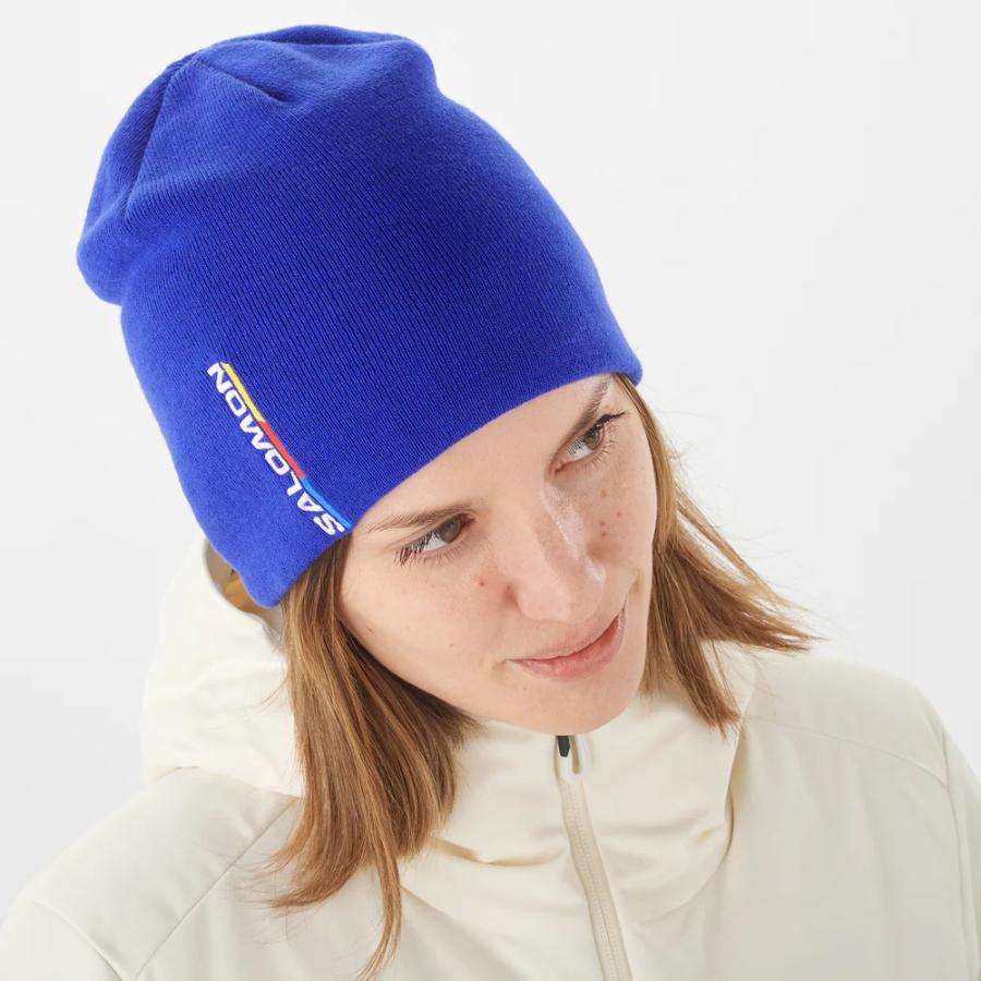 サロモン SALOMON LC2142700 GRAPHIC BEANIE カラーSurf The Web 帽子 