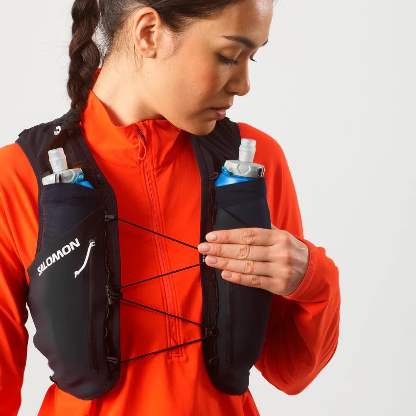 サロモン SALOMON LC2318500 SENSE PRO 6 カラーBLACK ソフトフラスク付き ランニングバッグ ランニングベストマラソン トレラン | SALOMON | 03