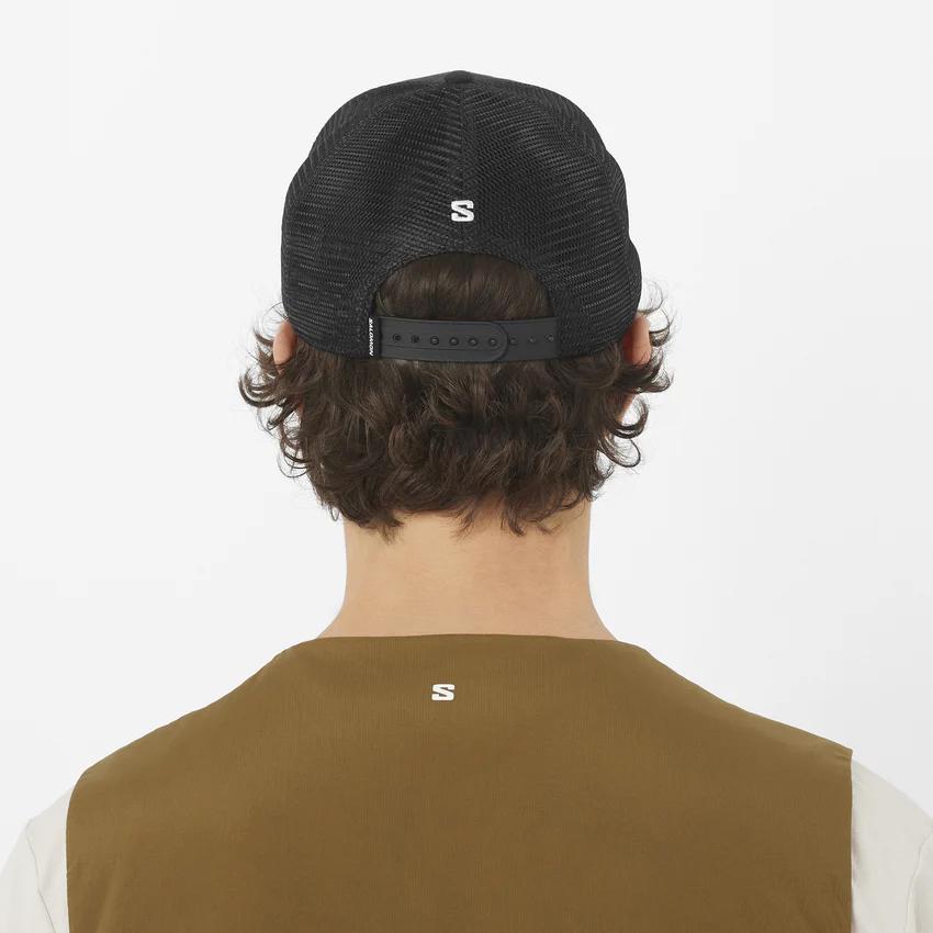 SALOMON（サロモン） SALOMON LC2682200 LOGO TRUCKER CAP カラーDEEP