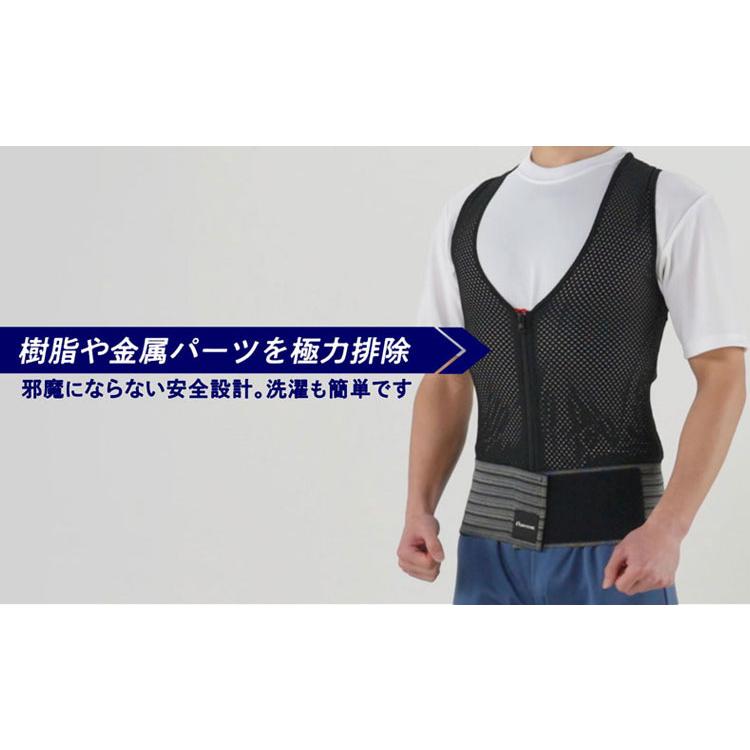 オンヨネ ONYONE OKV95582 肚力ベスト カラーブラック(009) サポーター ワーク 腰 力仕事の画像