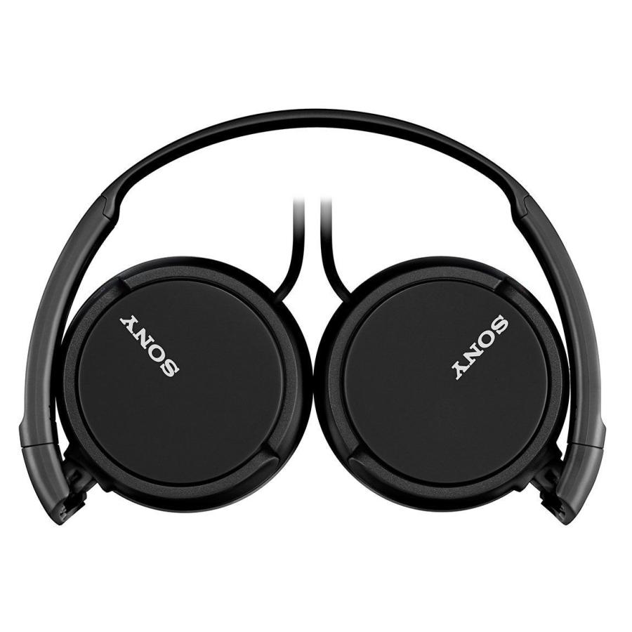 ソニー ヘッドホン MDR-ZX110 : 密閉型 折りたたみ式 ブラック MDR-ZX110 B|xcellentjo|03