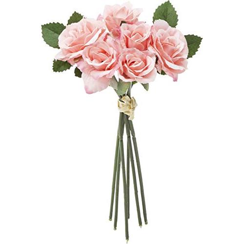 エクセレントジョナサンポピー Popy 造花 ミニローズバンドル ピンク 全長 5cm 花径2 4cm Fb 24p 殿堂