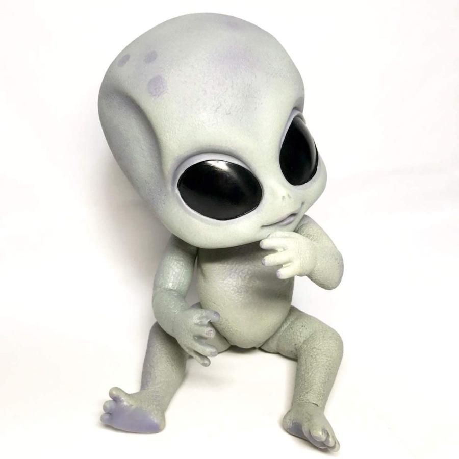 Ec Drive 宇宙人 赤ちゃん エイリアン ベイビー ベビー リトルグレイ Uma 都市伝説 ソフビ フィギュア 人形 ドール オカルト ロズウ クロコムショップ 通販 Yahoo ショッピング
