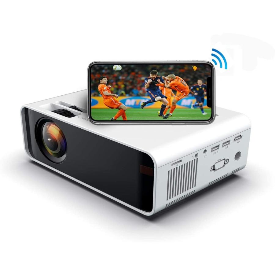 格安人気 Sotefeミニledプロジェクターポータブル4500 Lm 無線 Wifiビデオプロジェクター1080pフルhd Iphoneサムスン Hua 柔らかい Zoetalentsolutions Com