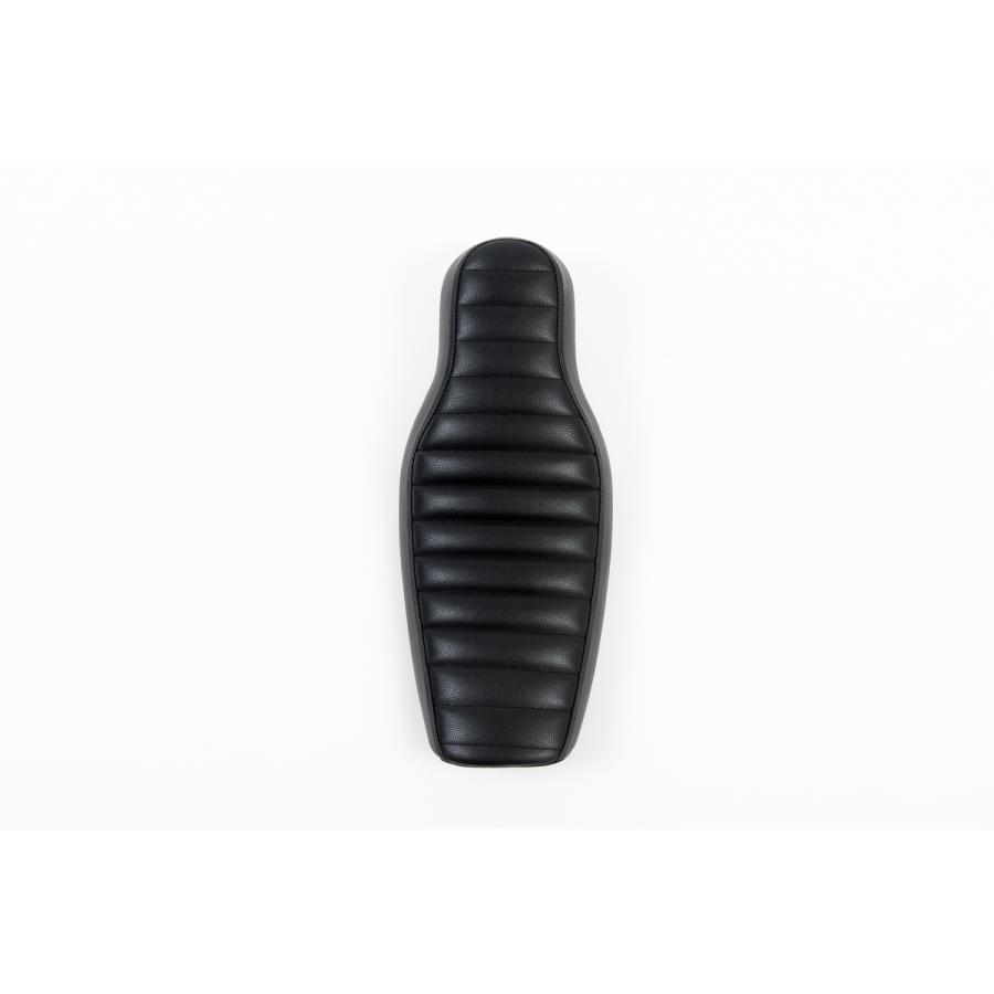 SR400 SR500 シート 座席 ストライプ柄 黒 社外品 : xcsヤフー店