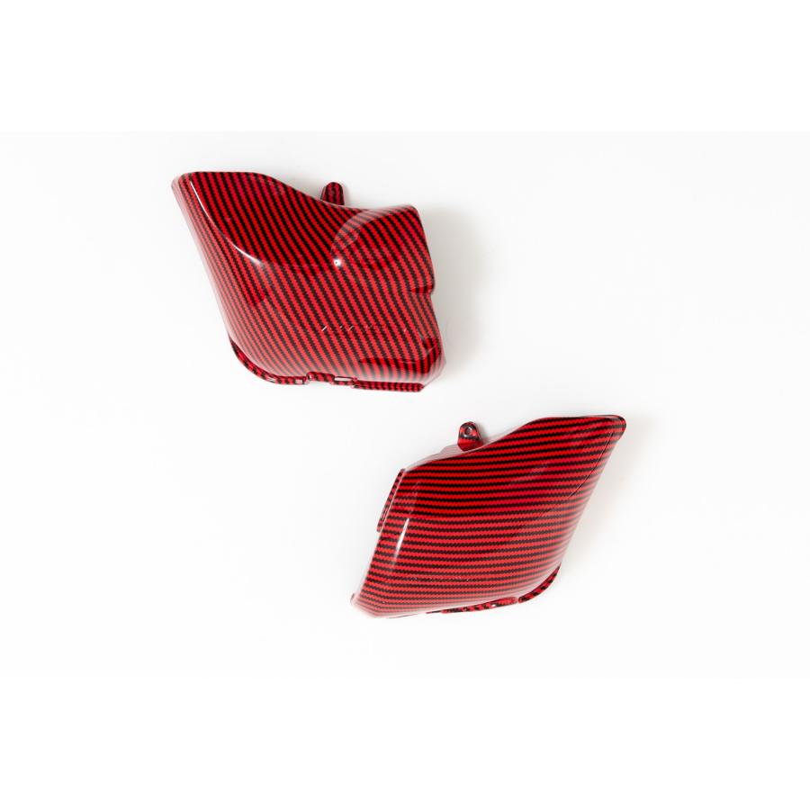 CB400SF NC42 Revo CB400SB エアクリーナーカバー レッドカーボン柄